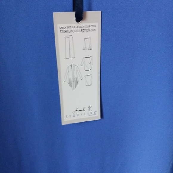 NWT Storyline Collection Classic Tunic Periwinkle Blue Size Small - Picture 5 of 9
